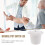 Grey Plastic Portable Urinal Pot with Lid for Family Use 6