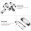 15Pcs Mountable Metal Clipboard Clips Spring-Loaded For School 4