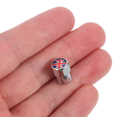 8Pz Valvola Pneumatico Auto Stile Uk Acciaio Resistente 2