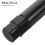 Black Steel Wheel Nut Extractor Tool for Stripped Lug Nut Removal 4