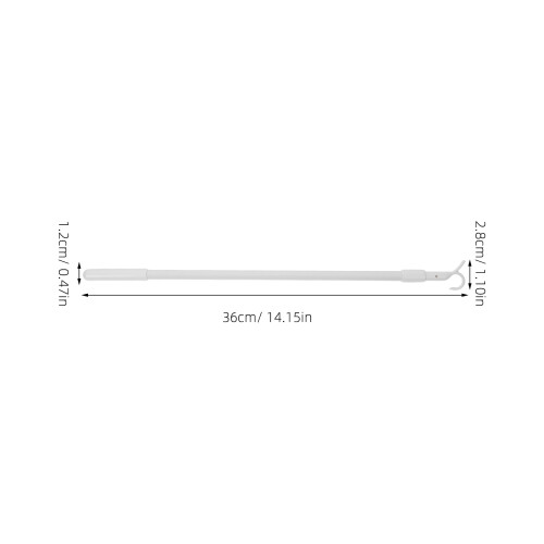 Estensibile Per Tende E Veneziane in Alluminio Bianco 1