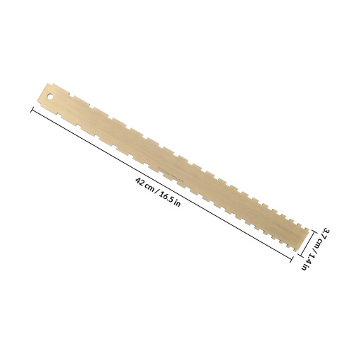 Fretboard Notched Straight Design Guitar Maintenance 1