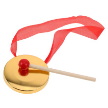 Gong Voor Kinderen Mini Muziekinstrument 9 Cm Koperen Cimbalen Handgong