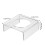 Stand Acrilico Per Palloni Sportivi Trasparente Design 2