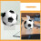 Stand Acrilico Per Palloni Sportivi Trasparente Design 6