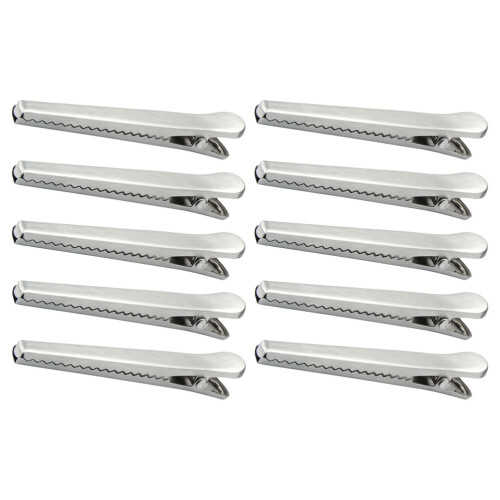10 pezzi clip in acciaio per sacchetti con molla potente