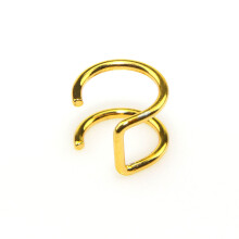 4 Gouden Ringclip Piercings Vrouwen