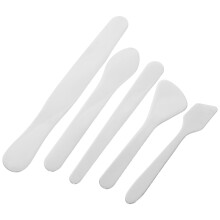 5St Compacte Metalen Make-Uplepels Voor Crème, Masker En Oogverzorging