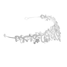 Sposa Con Cristalli E Cerchietto Argento