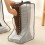 Handle Designed Boots Organizer Shoes Storage Bag Zippered Travel 3