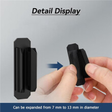 64Pack Adhesive Pen Holder Clipboard Pen Holder Stick Pencil Holder Self Adhesive Silicone Pencil Clip