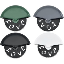 Professional Pizza Cutter, 4 Pieces Pizza Cutter, Pizza Cutter, Lightweight Pizza Cutter, Perfect for Pizza, Pie, Waffle and Dough Cooking