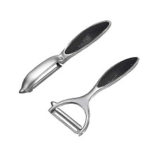 Potato Peelers for Kitchen Fruit Veie Carrot Peeler Good Grips Swivel Peeler Y Shape And I Shape Stainless Steel Potatoes Peeler with Ergonomic Non- -