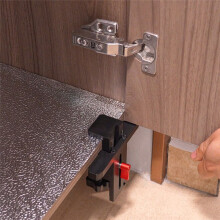 Cabinet Door Mounting Jig Adjustable Clamp,Clampable Plate Thickness 56mm,for Installing Cabinets Face Frame Frameless