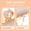 1Set Clutch Beige Con Chiusura Per Serate E Party 3