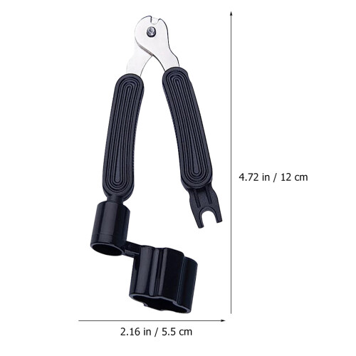 1Set Accessorio Per Chitarra 3-in-1 Avvolgitore Taglierina Pin Puller 1