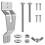 4X Support Mural de Support de Pneu de Secours pour Remorque, Support de Support de Pneu de Secours pour Accessoires de Remorque, Support de Pneu de 4