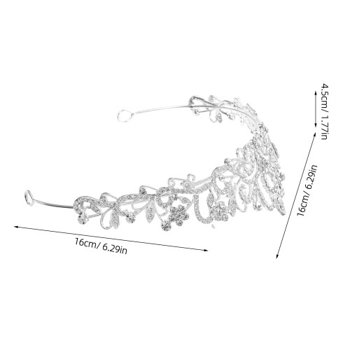 Sposa Con Cristalli E Cerchietto Argento 1