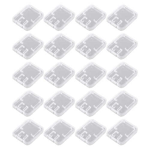 20Stk Transparenter Kartenhalter Aus Robustem PP, Silberfarben