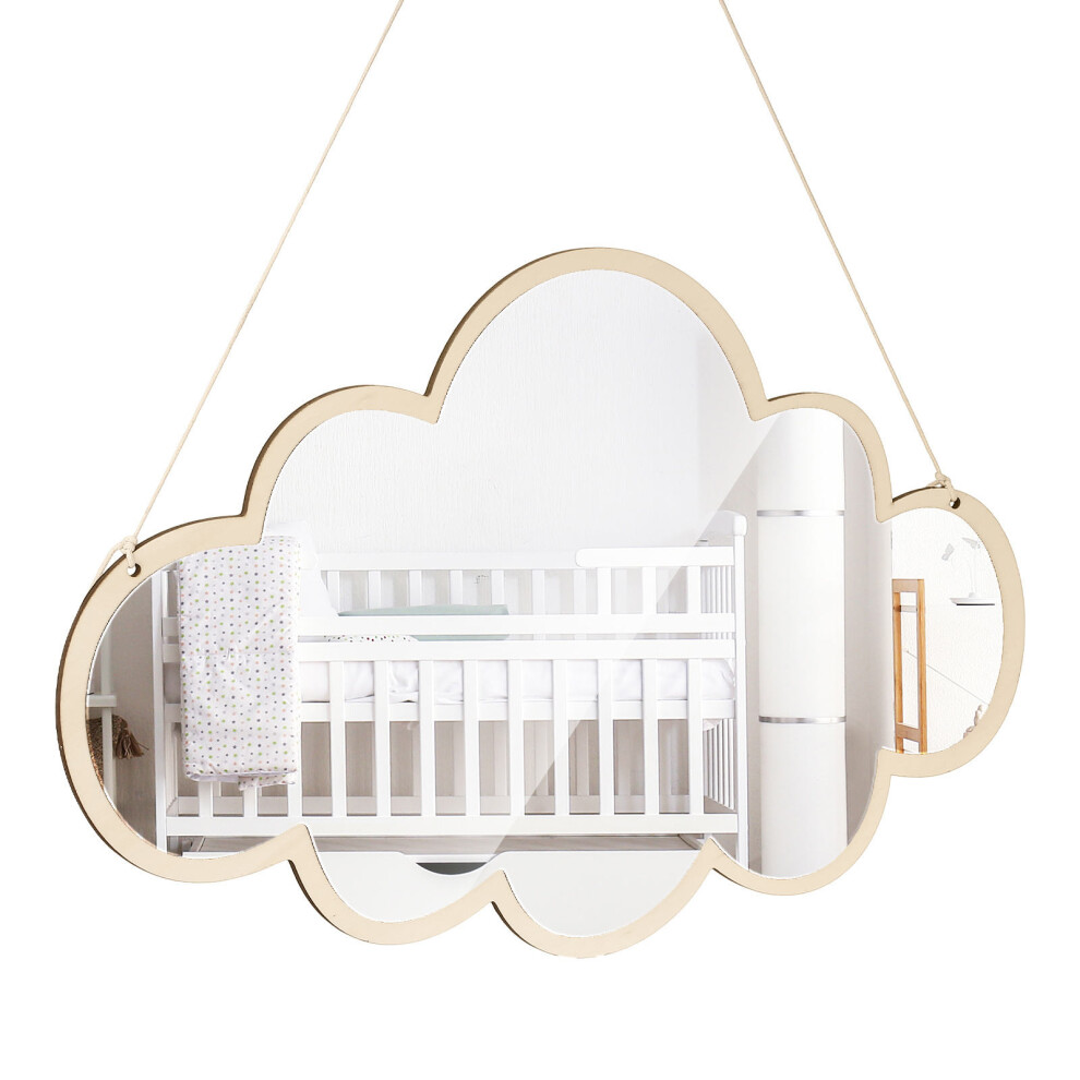 Acrylic Self Adhesive Cloud Mirror For Kids Decoration Safe Artibetter