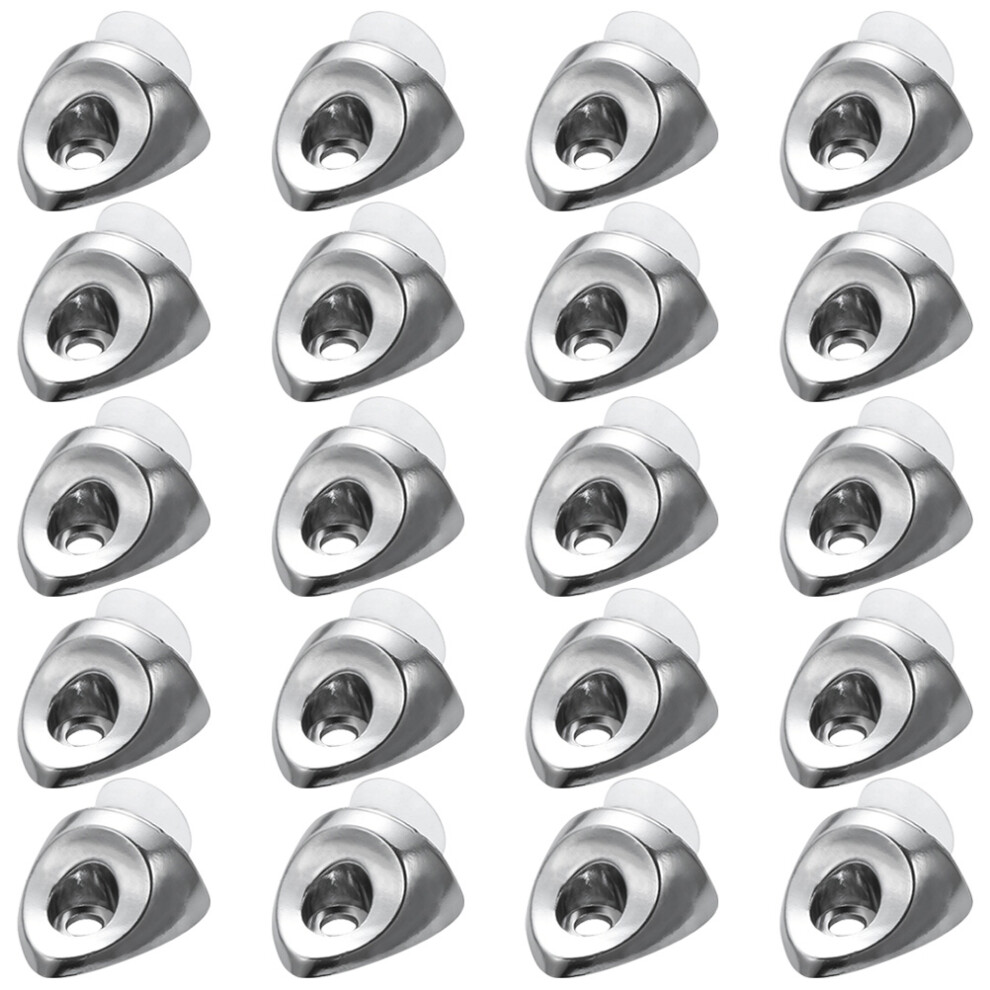 20 Pcs Board Support Display Cabinet Bracket Shelf Pegs 3741162122441
