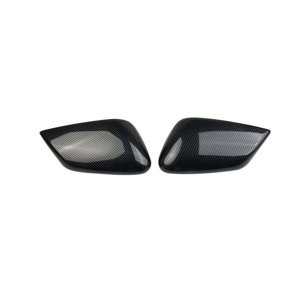 1 Pair Car Carbon Fiber Rearview Mirror Covers Side Wing Mirror Cap For Ev6 2021 2022 Lhd Tauoh