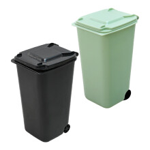 Cute Mini Trash Can Green Odor Prevention 2pcs