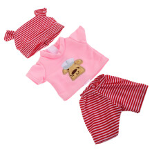 Cotton Cloth Doll Clothes Fashionable For Playtime 1 Set