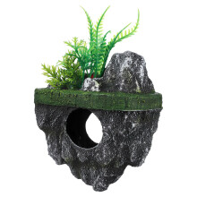 Zehuanyu  Bowling Pin Keychains Floating Stone Aquarium Decoration