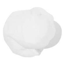 Wit Elastische Koksmuts Katoen Polyester Keukenkap Duurzaam
