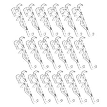 30 Stks Transparante Valance Clips 2,5 Inch Voor Blinden