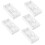 5Pcs PVC Electrical Outlet Box White Surface Mount Wall Socket Panel 1