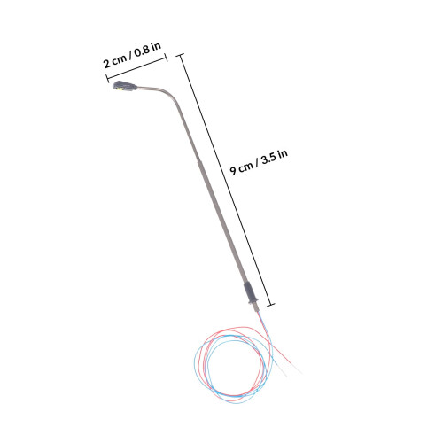 10Pz Lampioni LED Per Diaporama Acciaio E 1