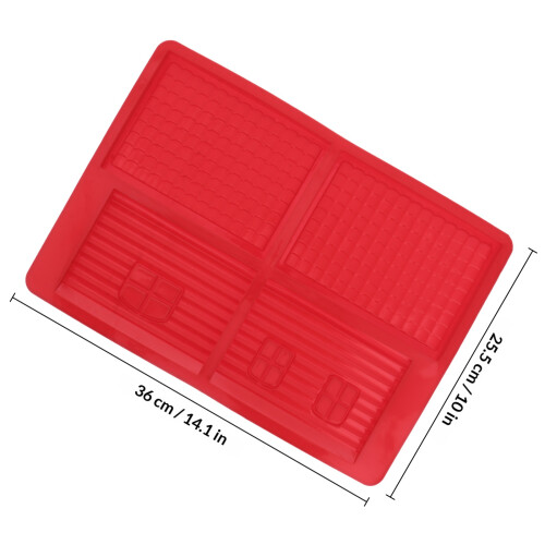 moule en silicone 3d maison de noël pour gâteau biscuits 1