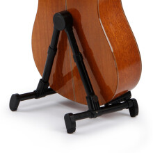 Black Foldable Guitar Holder Stand Lightweight Multipurpose Rack