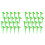 40X Adjustable Dripper Automatic Watering Kit Automatic Drip Irrigation System Kit Plant Watering Device Green 1