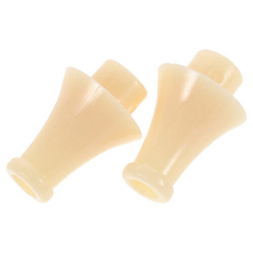 2 Pcs Clarinet Mouthpiece Replacement China Flute Student White