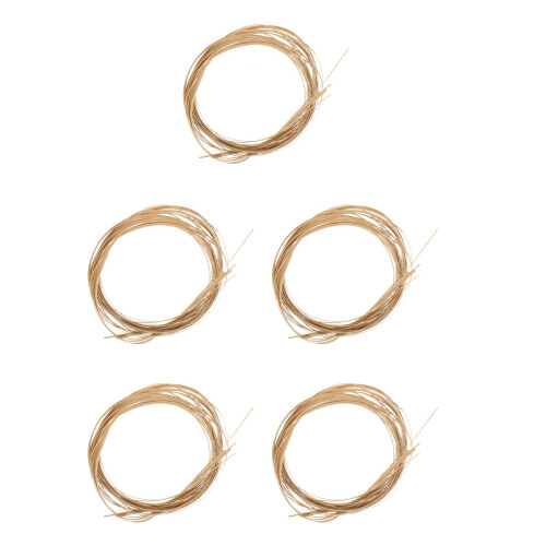 5Rouleaux De Bandes En Bambou Pour Panier DIY Durable