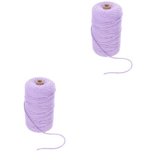 Lavendel Katoen DIY Bindmateriaal Handgeweven Touw