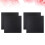 4Stk Schwarzes Stickstoffgewebe Stoff Für DIY Kreuzstich 7