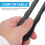 Black Adjustable Spanner Wrench with Chrome Vanadium Steel Handle 5