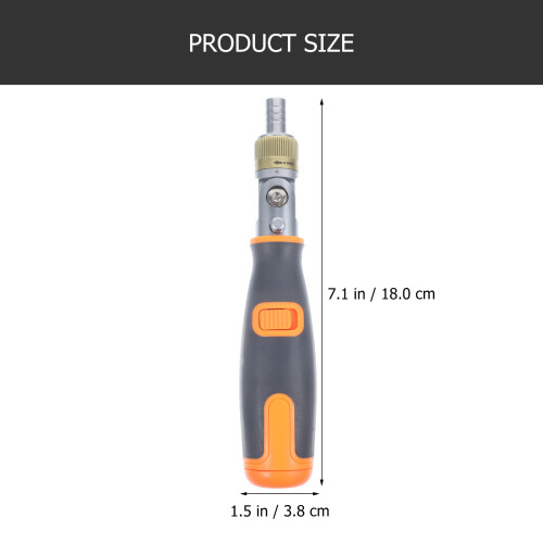 Ratchet Screwdriver Set Multi-Angle Chrome Vanadium Steel Handle 1