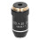 5pcs Biological Microscope Lens, 195 Achromatic Black Objective Lens 100X Oil High Power Objective Interface 20.2mm 3