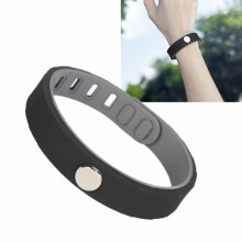 Anti Static Bracelet Silicone Black 15x247mm