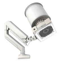 Professional Nail Dust Collector with LED Light, 99% Capture, Strong Suction Table Mount for Salon