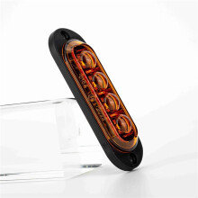 20 Pièces 12 V-24 V 4LED Feux de Position Latéraux de Voiture Clignotants Feux de Signalisation Latéraux Feu Arrière pour Remorques Camions Jaune