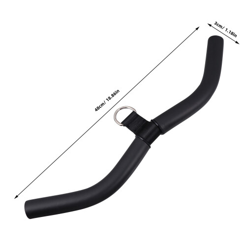 1Pièces Acier Noir Ergonomique Pour Biceps Triceps 1