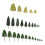 27 Pezzi Mini Alberi Per Architettonico Paesaggistico 2