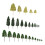 27 Pezzi Mini Alberi Per Architettonico Paesaggistico 4