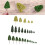 27 Pezzi Mini Alberi Per Architettonico Paesaggistico 5